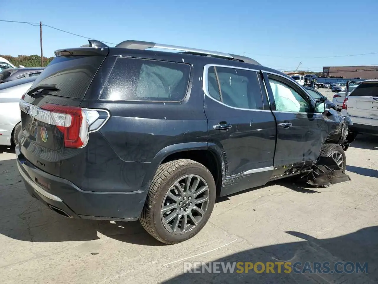 3 fotografías del automóvil dañado 1GKKNXLS9PZ192108 GMC ACADIA DEN 2023