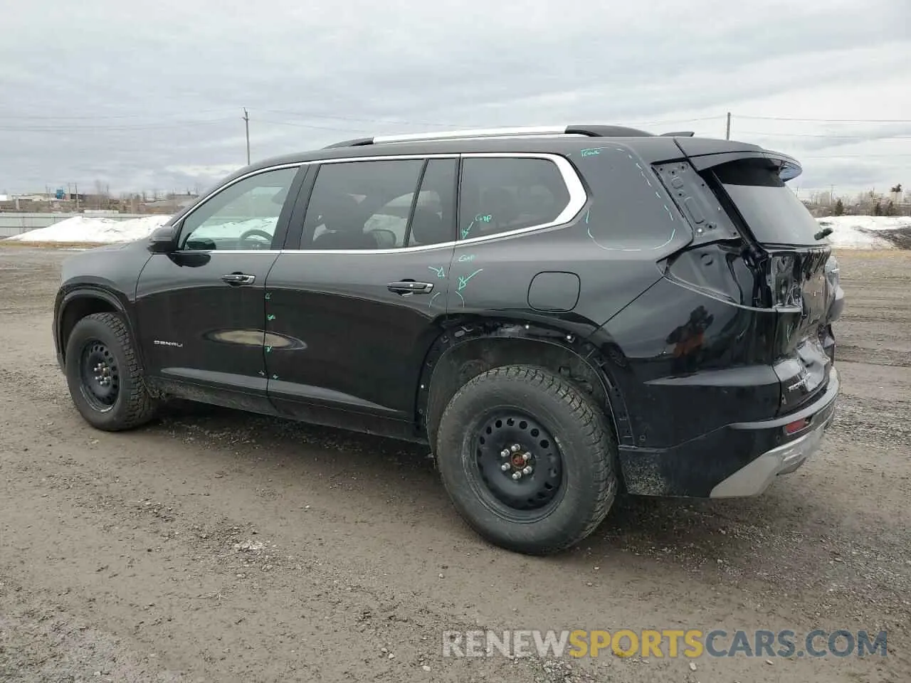 2 fotografías del automóvil dañado 1GKENRKS3RJ222554 GMC ACADIA DEN 2024