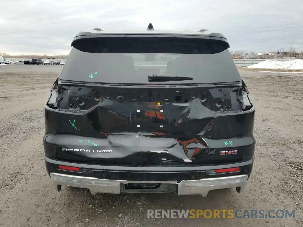 6 fotografías del automóvil dañado 1GKENRKS3RJ222554 GMC ACADIA DEN 2024