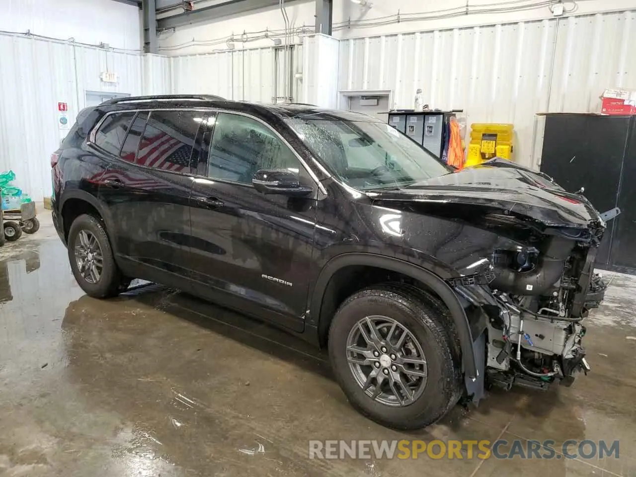4 fotografías del automóvil dañado 1GKENKRS3SJ146935 GMC ACADIA ELE 2025