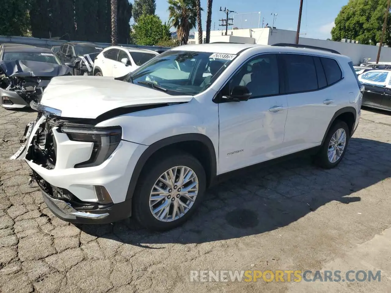1 fotografías del automóvil dañado 1GKENKKS1RJ196656 GMC ACADIA UPL 2024