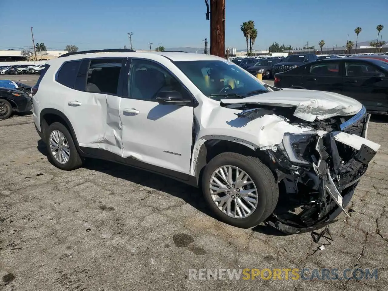 4 fotografías del automóvil dañado 1GKENKKS1RJ196656 GMC ACADIA UPL 2024