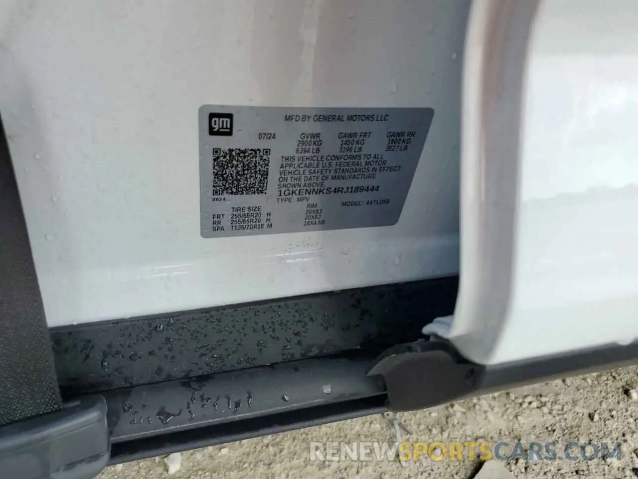13 fotografías del automóvil dañado 1GKENNKS4RJ189444 GMC ACADIA UPL 2024