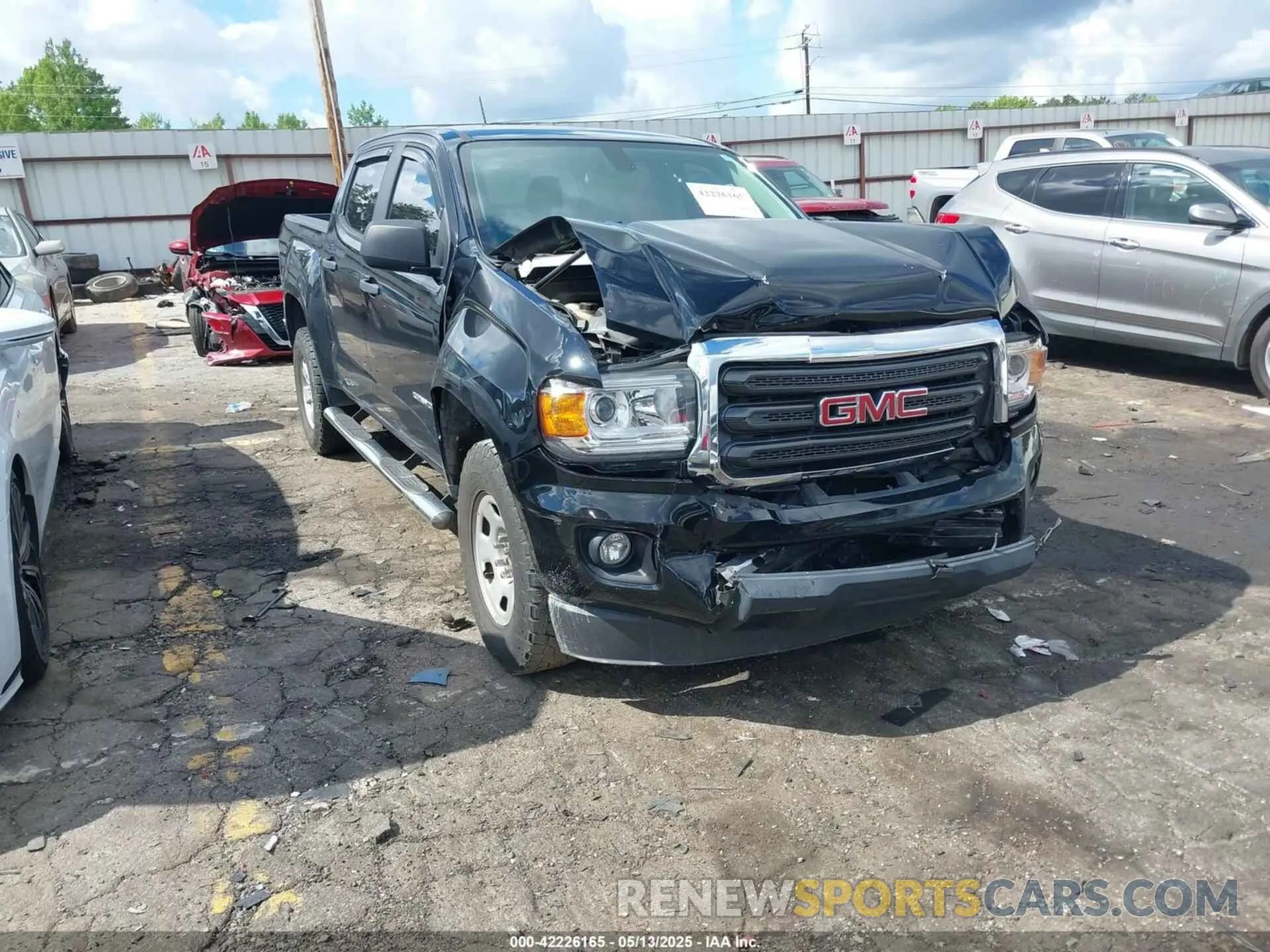 1 fotografías del automóvil dañado 1GTG5BEN9K1100675 GMC CANYON 2019