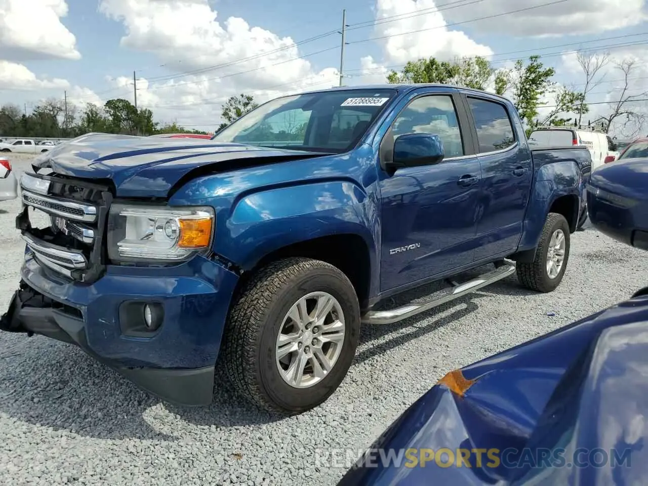 1 fotografías del automóvil dañado 1GTG6CEN5K1120926 GMC CANYON 2019