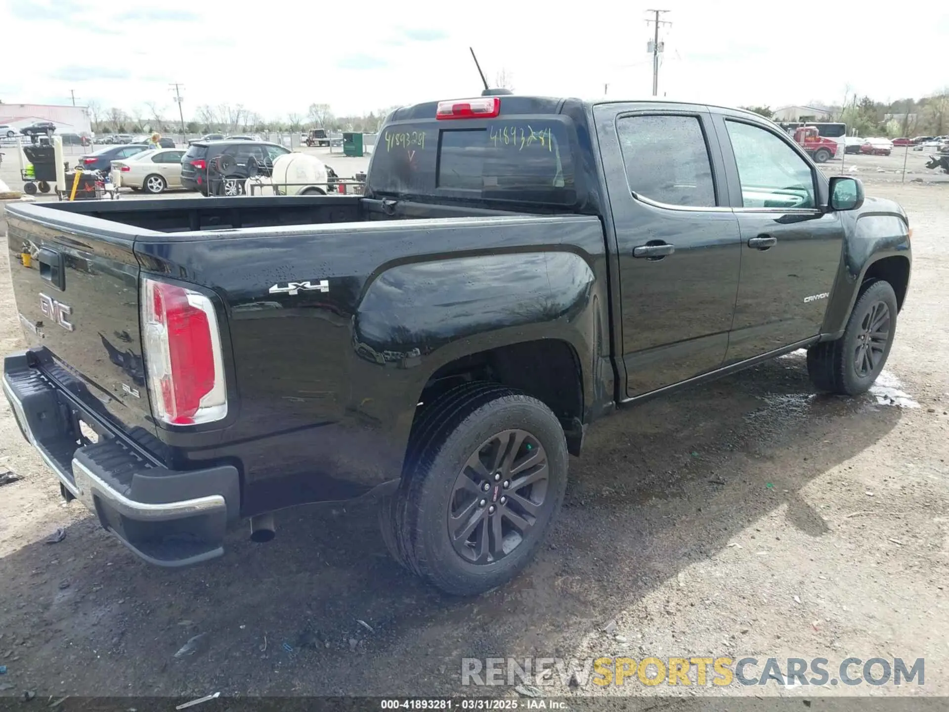 4 fotografías del automóvil dañado 1GTG6CEN6K1332802 GMC CANYON 2019