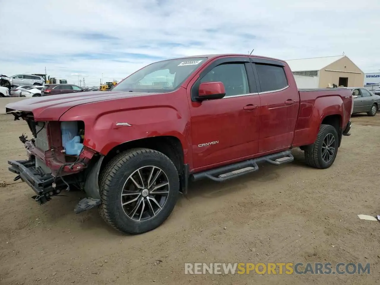 1 fotografías del automóvil dañado 1GTG6CEN7K1291886 GMC CANYON 2019
