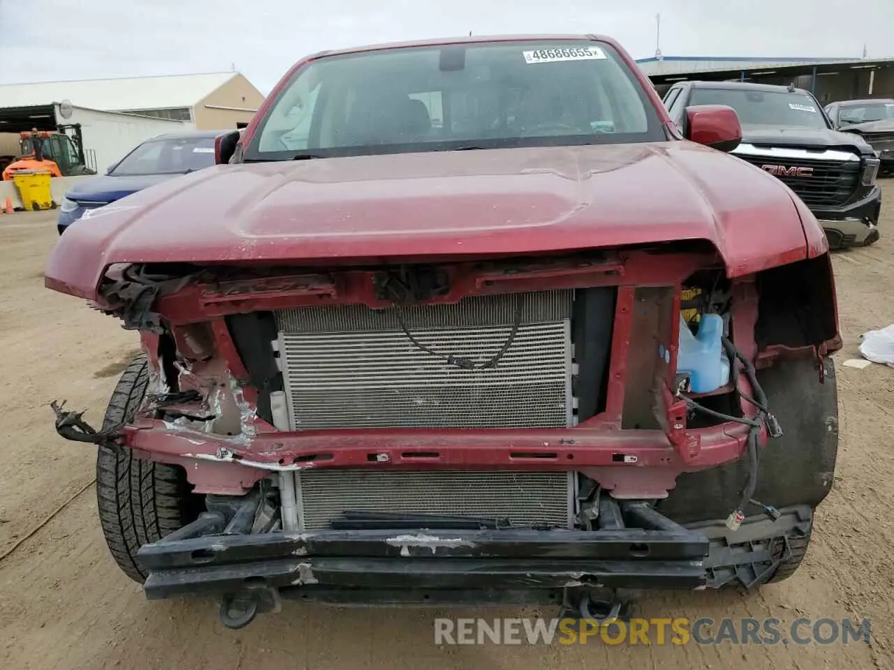 5 fotografías del automóvil dañado 1GTG6CEN7K1291886 GMC CANYON 2019