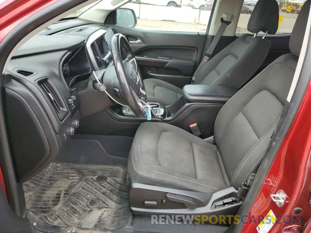 7 fotografías del automóvil dañado 1GTG6CEN7K1291886 GMC CANYON 2019