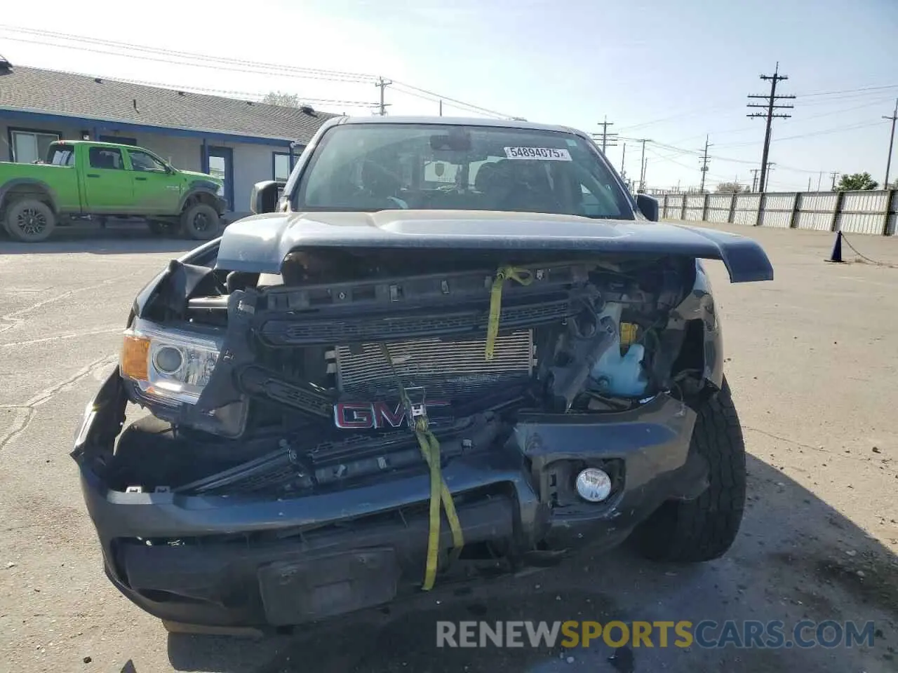 5 fotografías del automóvil dañado 1GTG6CEN7K1352685 GMC CANYON 2019