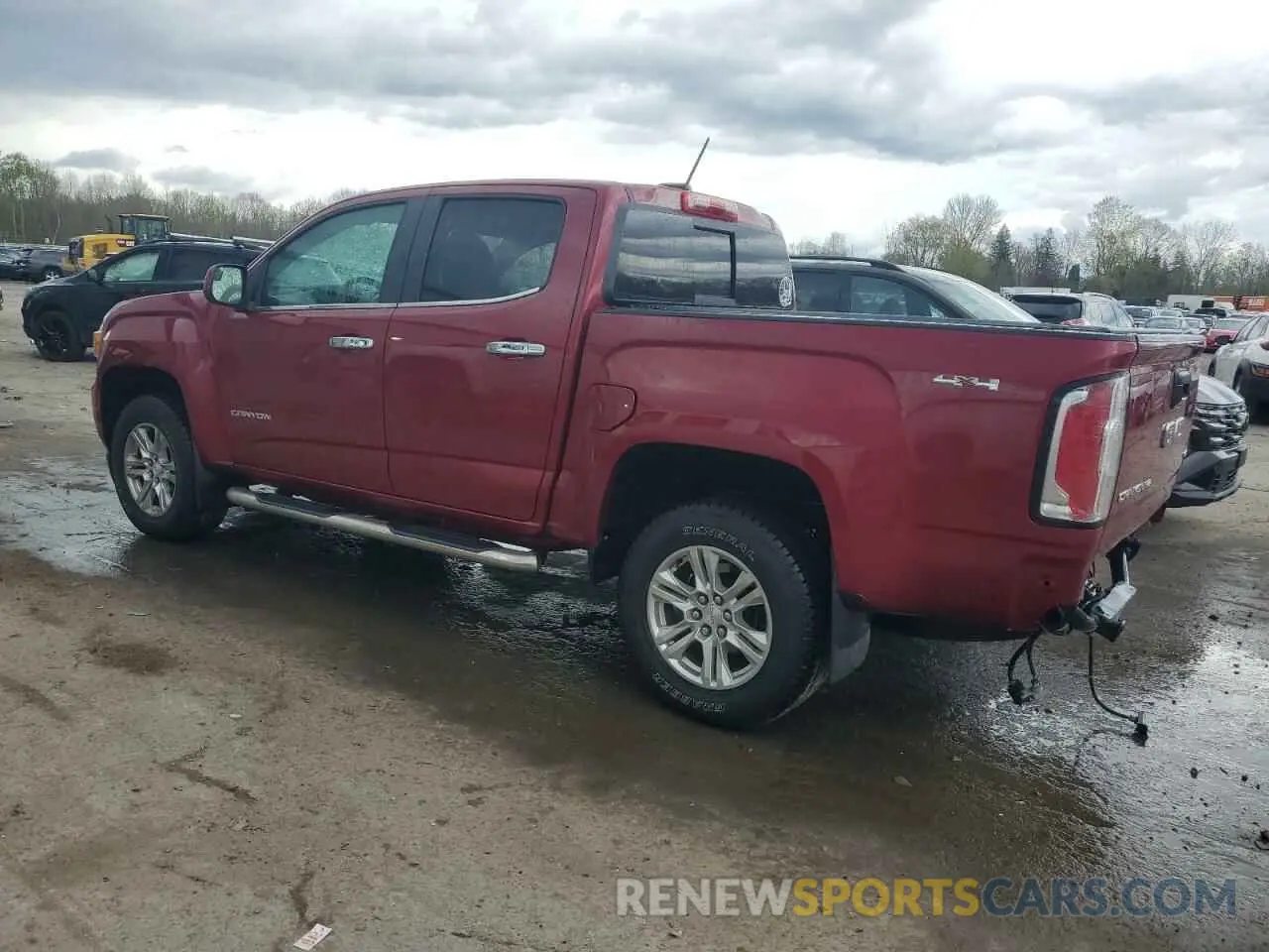 2 fotografías del automóvil dañado 1GTG6CEN8K1229221 GMC CANYON 2019