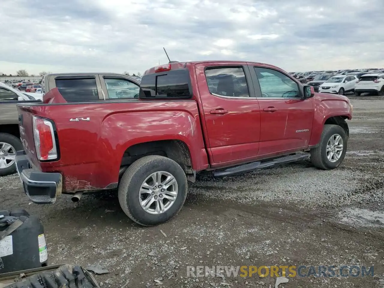 3 fotografías del automóvil dañado 1GTG6CENXK1208984 GMC CANYON 2019