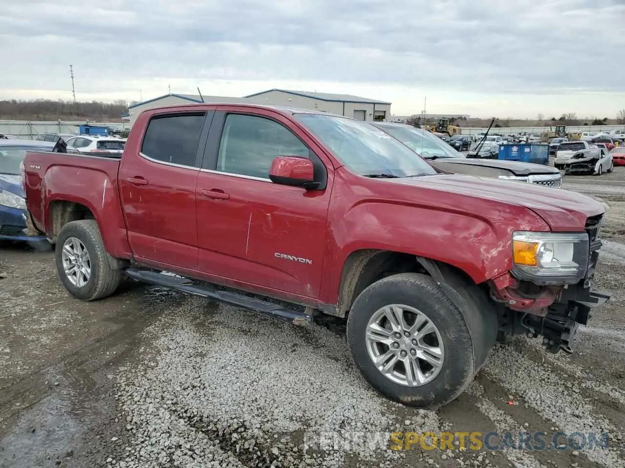 4 fotografías del automóvil dañado 1GTG6CENXK1208984 GMC CANYON 2019