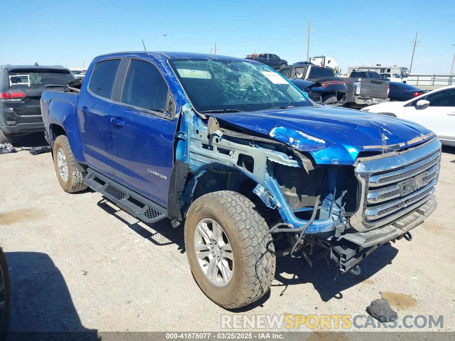 1 fotografías del automóvil dañado 1GTG6CENXK1222416 GMC CANYON 2019