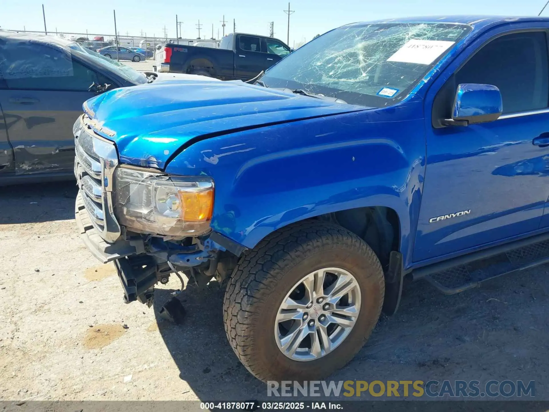 6 fotografías del automóvil dañado 1GTG6CENXK1222416 GMC CANYON 2019