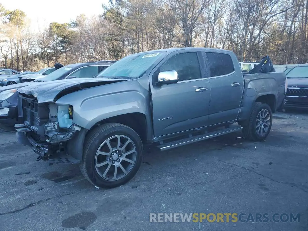 1 fotografías del automóvil dañado 1GTG6EEN4K1124204 GMC CANYON 2019