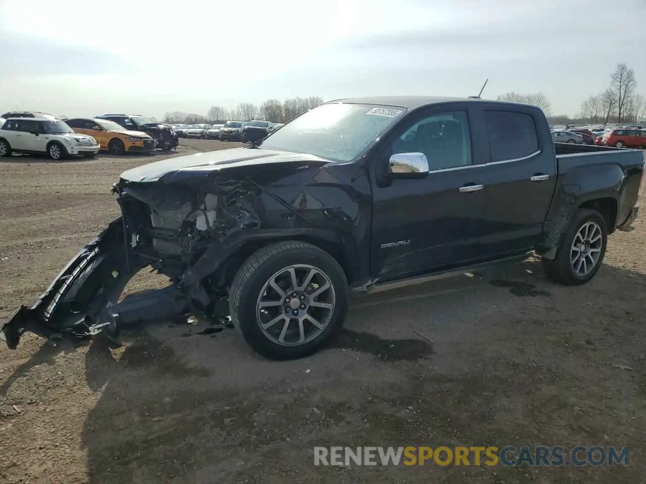 1 fotografías del automóvil dañado 1GTG6EEN4K1345592 GMC CANYON 2019