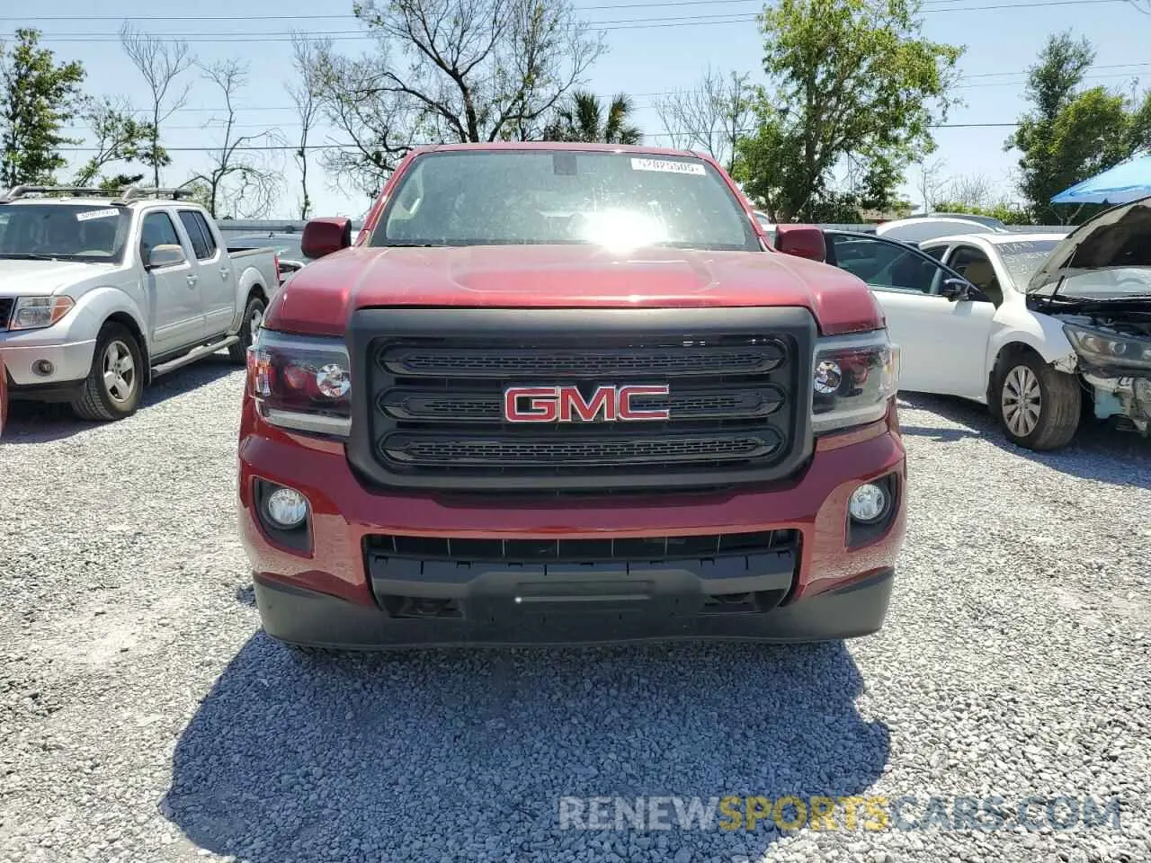 5 fotografías del automóvil dañado 1GTG6CEN4L1134222 GMC CANYON 2020
