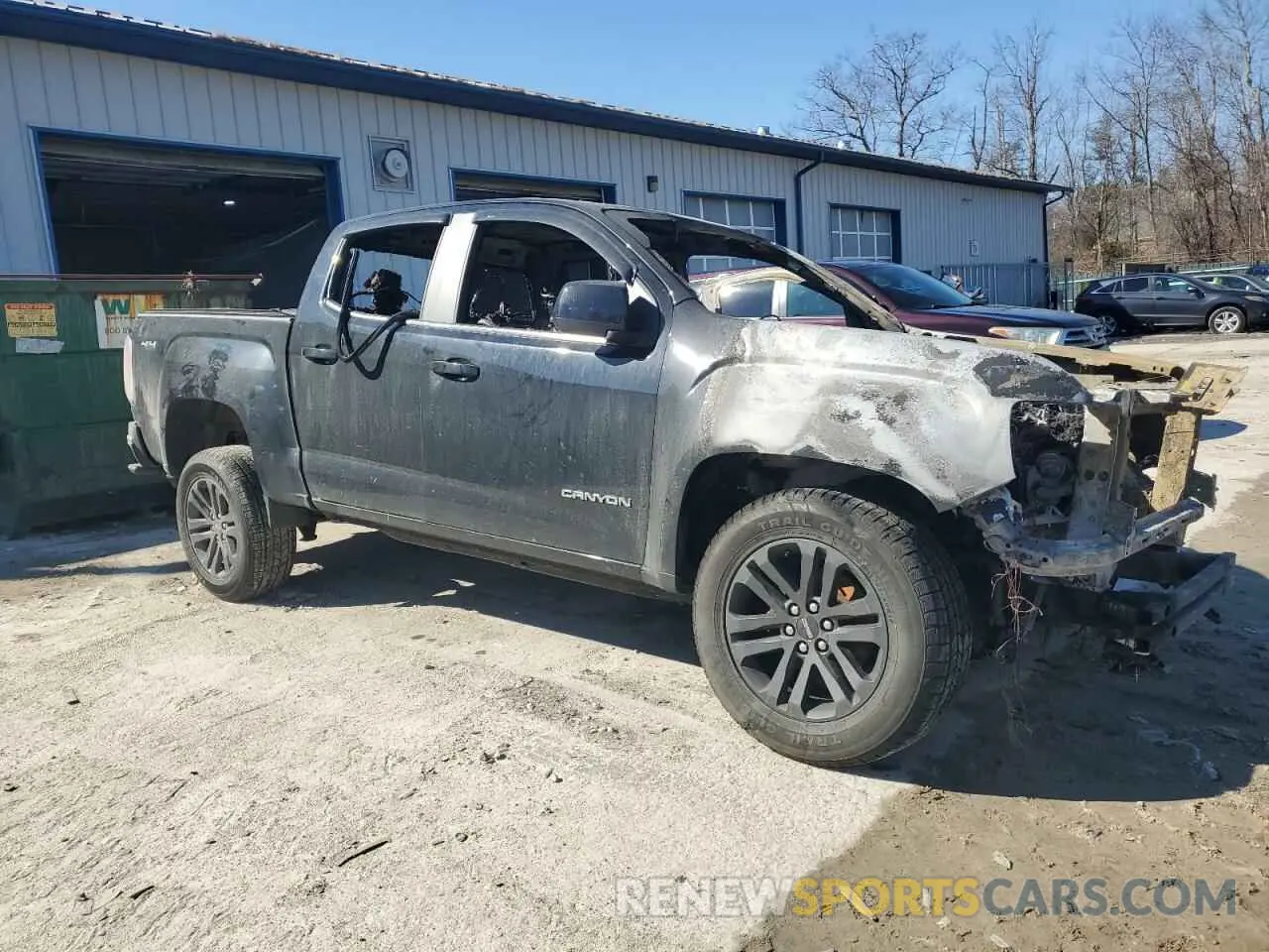 4 fotografías del automóvil dañado 1GTG6CEN9L1251813 GMC CANYON 2020