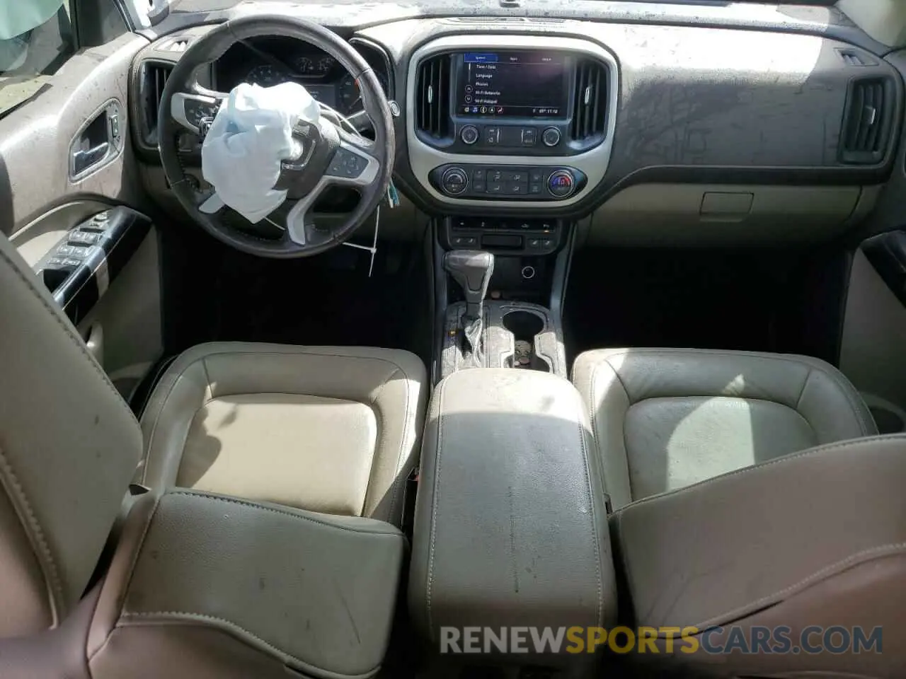 8 fotografías del automóvil dañado 1GTG6DEN3L1229537 GMC CANYON 2020