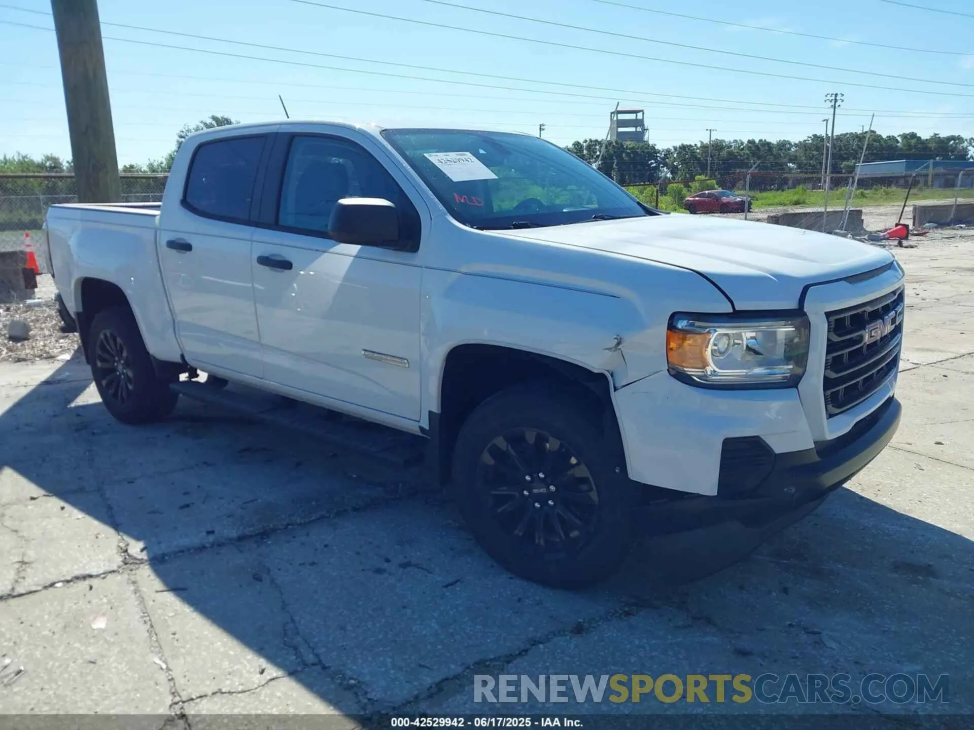 1 fotografías del automóvil dañado 1GTG5BENXM1280252 GMC CANYON 2021