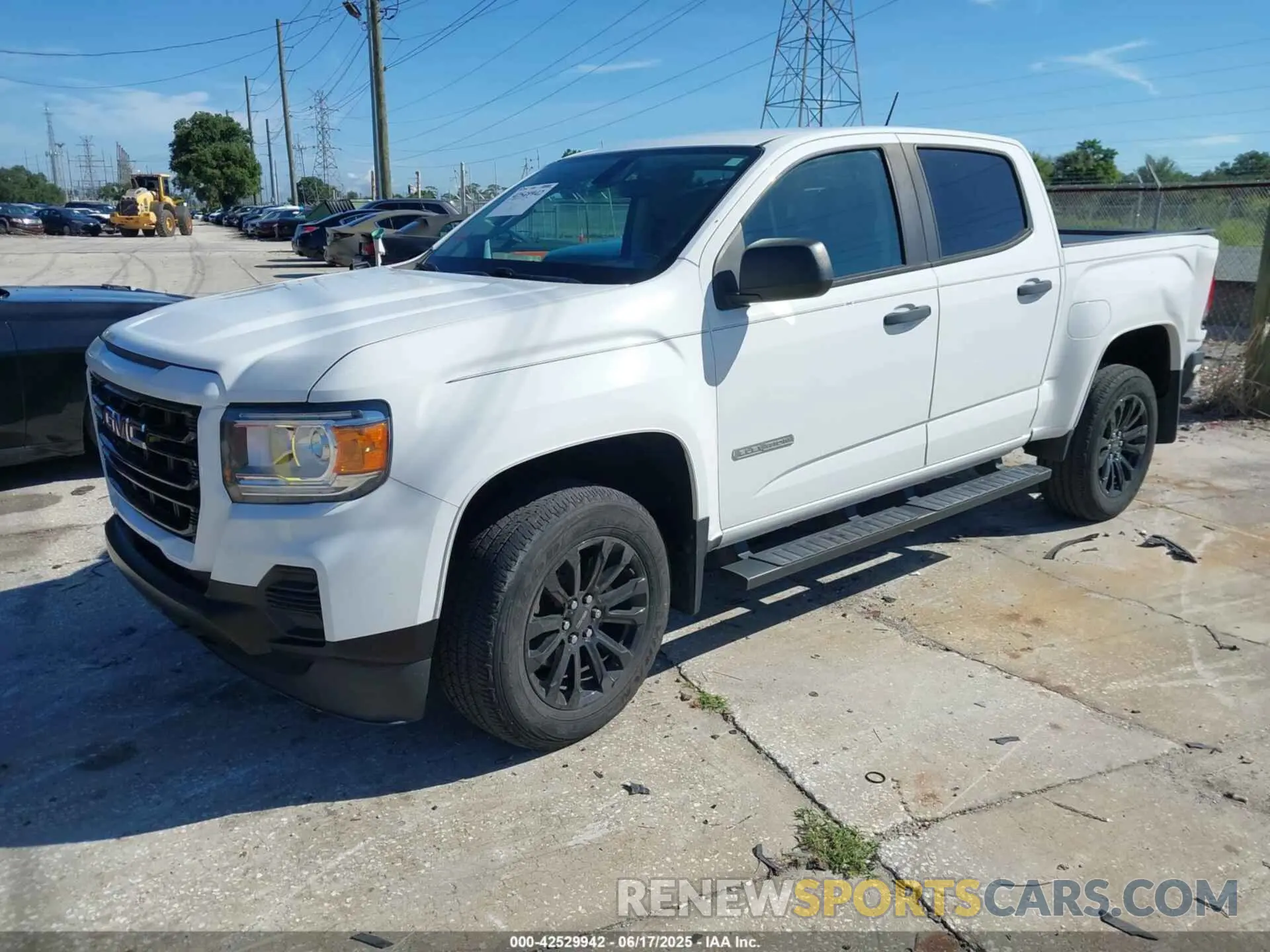 2 fotografías del automóvil dañado 1GTG5BENXM1280252 GMC CANYON 2021