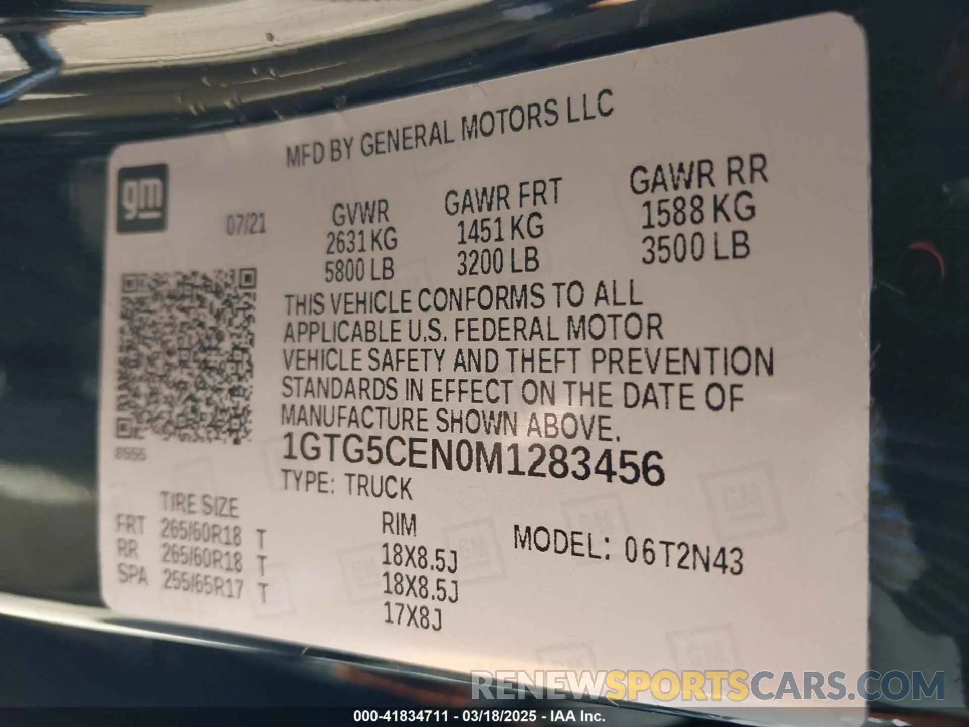 9 fotografías del automóvil dañado 1GTG5CEN0M1283456 GMC CANYON 2021