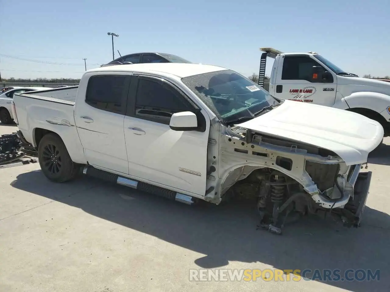 4 fotografías del automóvil dañado 1GTG5CENXM1293587 GMC CANYON 2021