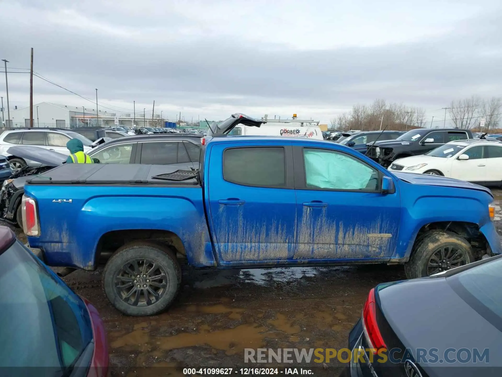 13 fotografías del automóvil dañado 1GTG6CEN1M1245554 GMC CANYON 2021