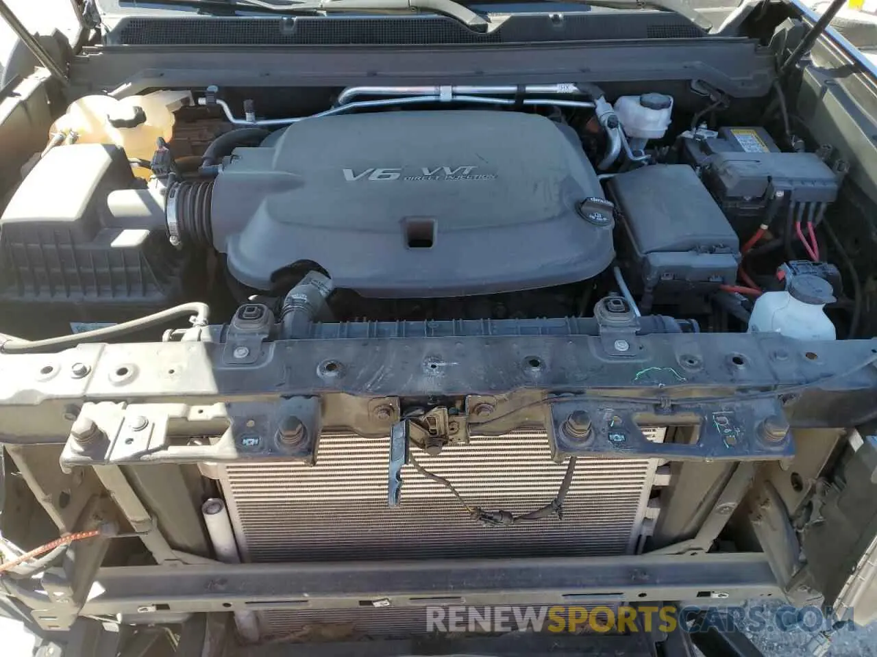 11 fotografías del automóvil dañado 1GTG6CEN1M1264105 GMC CANYON 2021