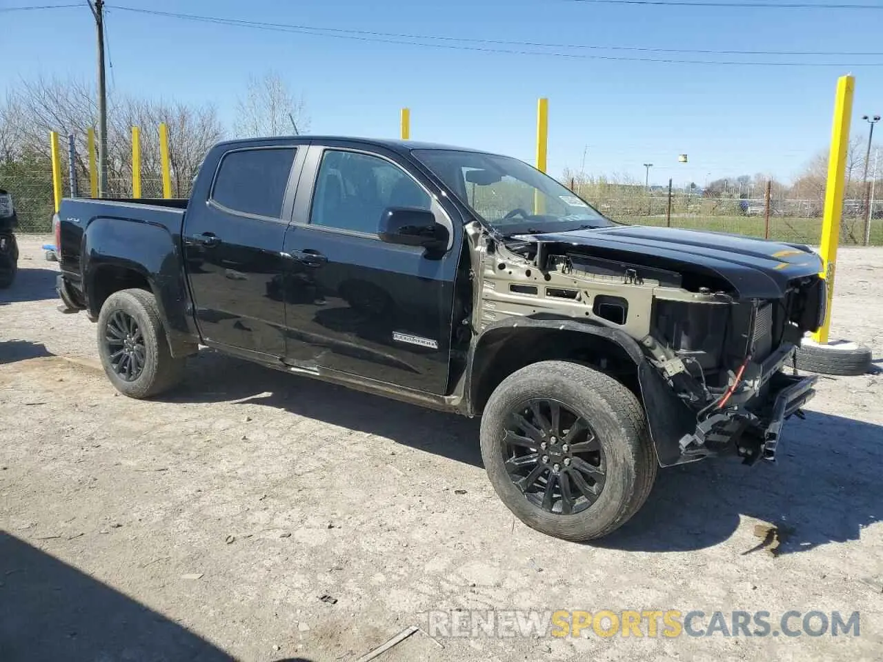 4 fotografías del automóvil dañado 1GTG6CEN1M1264105 GMC CANYON 2021