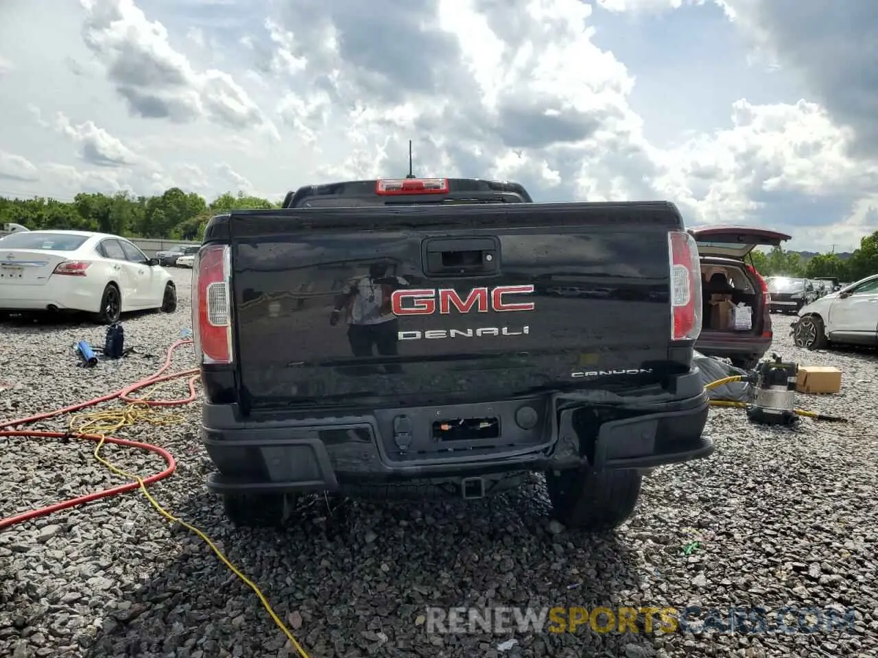 6 fotografías del automóvil dañado 1GTG6EEN5M1142648 GMC CANYON 2021