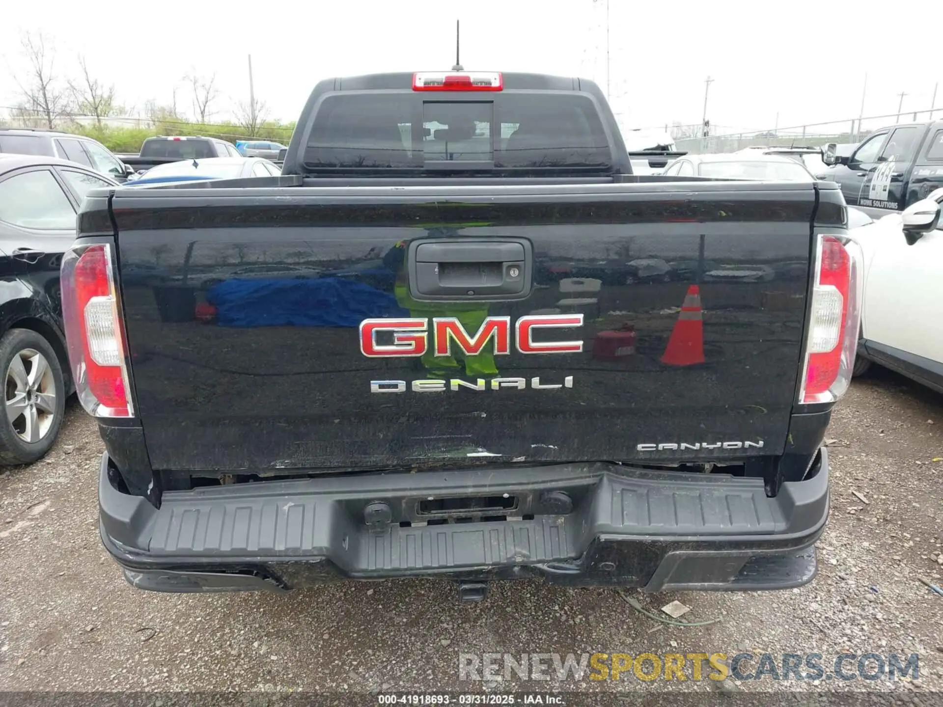 6 fotografías del automóvil dañado 1GTG6EEN6M1260580 GMC CANYON 2021