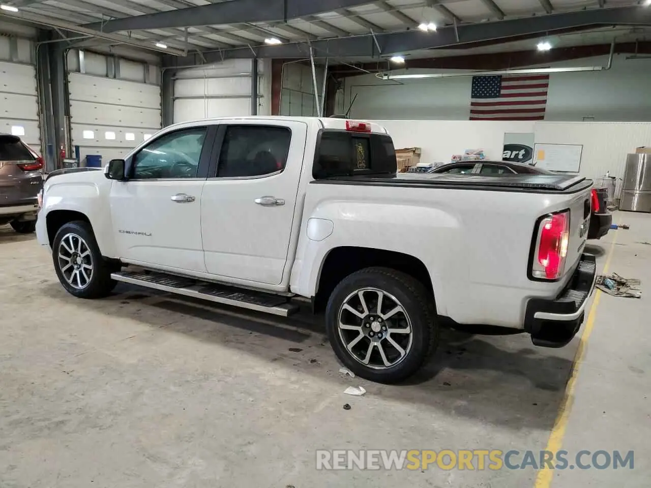 2 fotografías del automóvil dañado 1GTG6EEN8M1280992 GMC CANYON 2021
