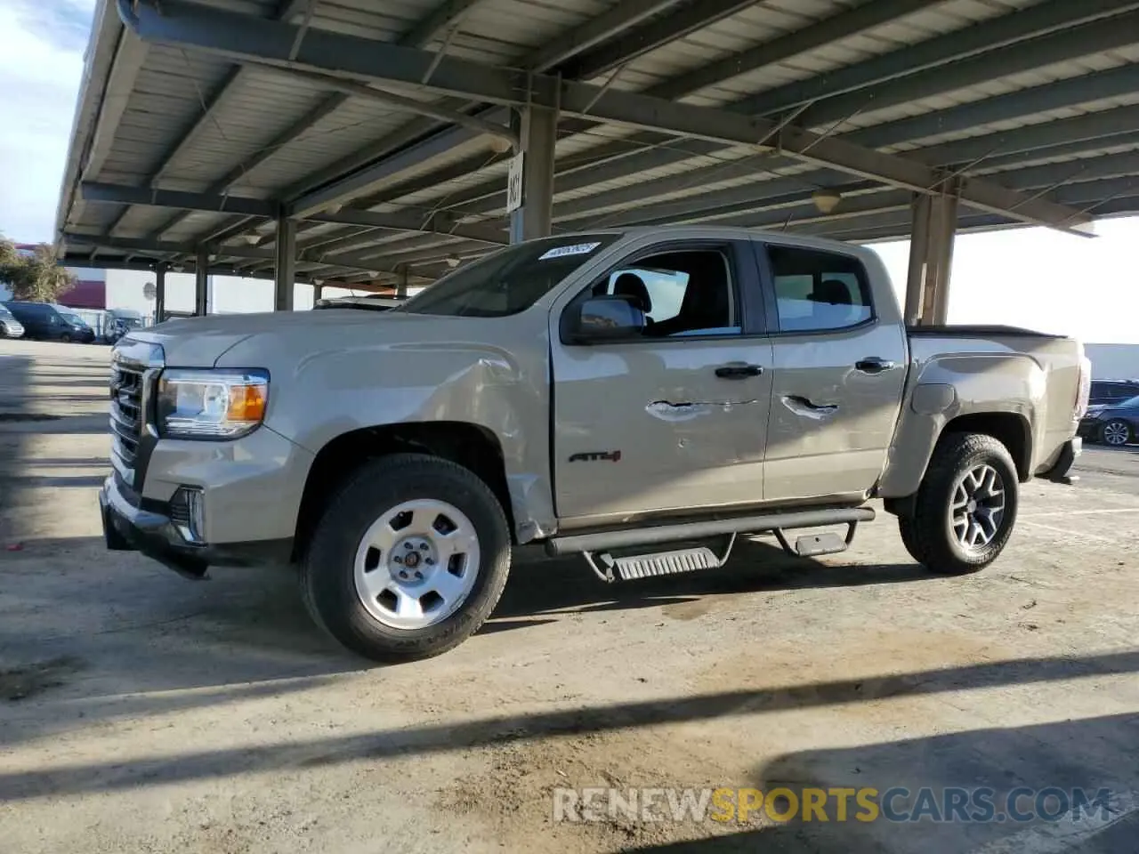 1 fotografías del automóvil dañado 1GTG6FEN3M1196116 GMC CANYON 2021