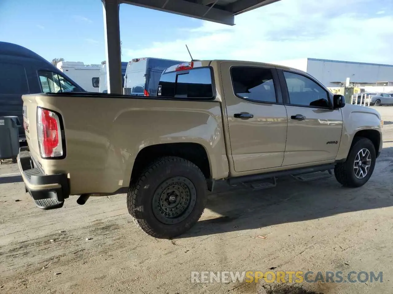3 fotografías del automóvil dañado 1GTG6FEN3M1196116 GMC CANYON 2021