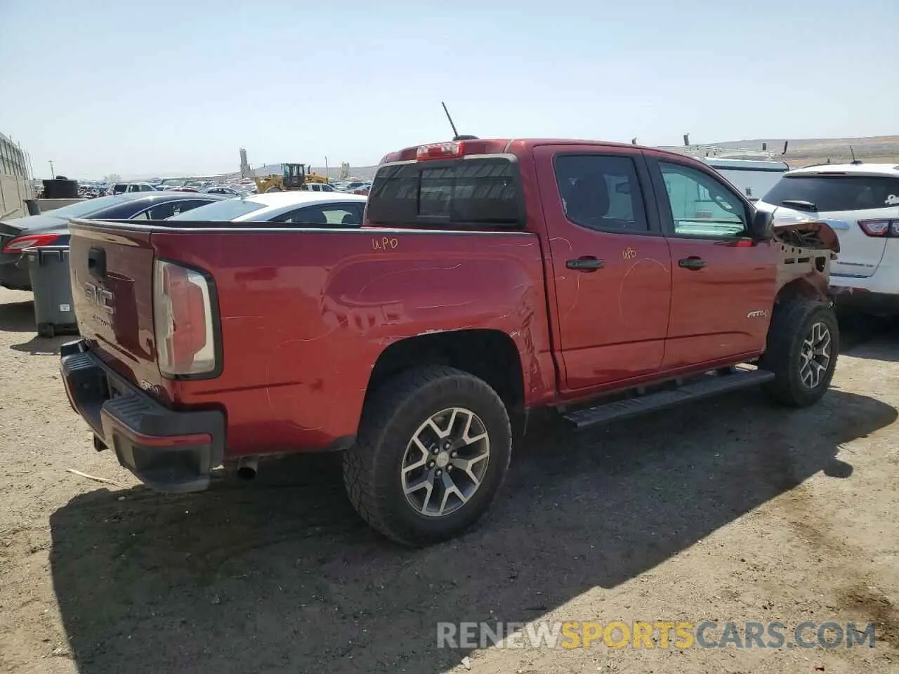 3 fotografías del automóvil dañado 1GTG6FEN4M1211349 GMC CANYON 2021