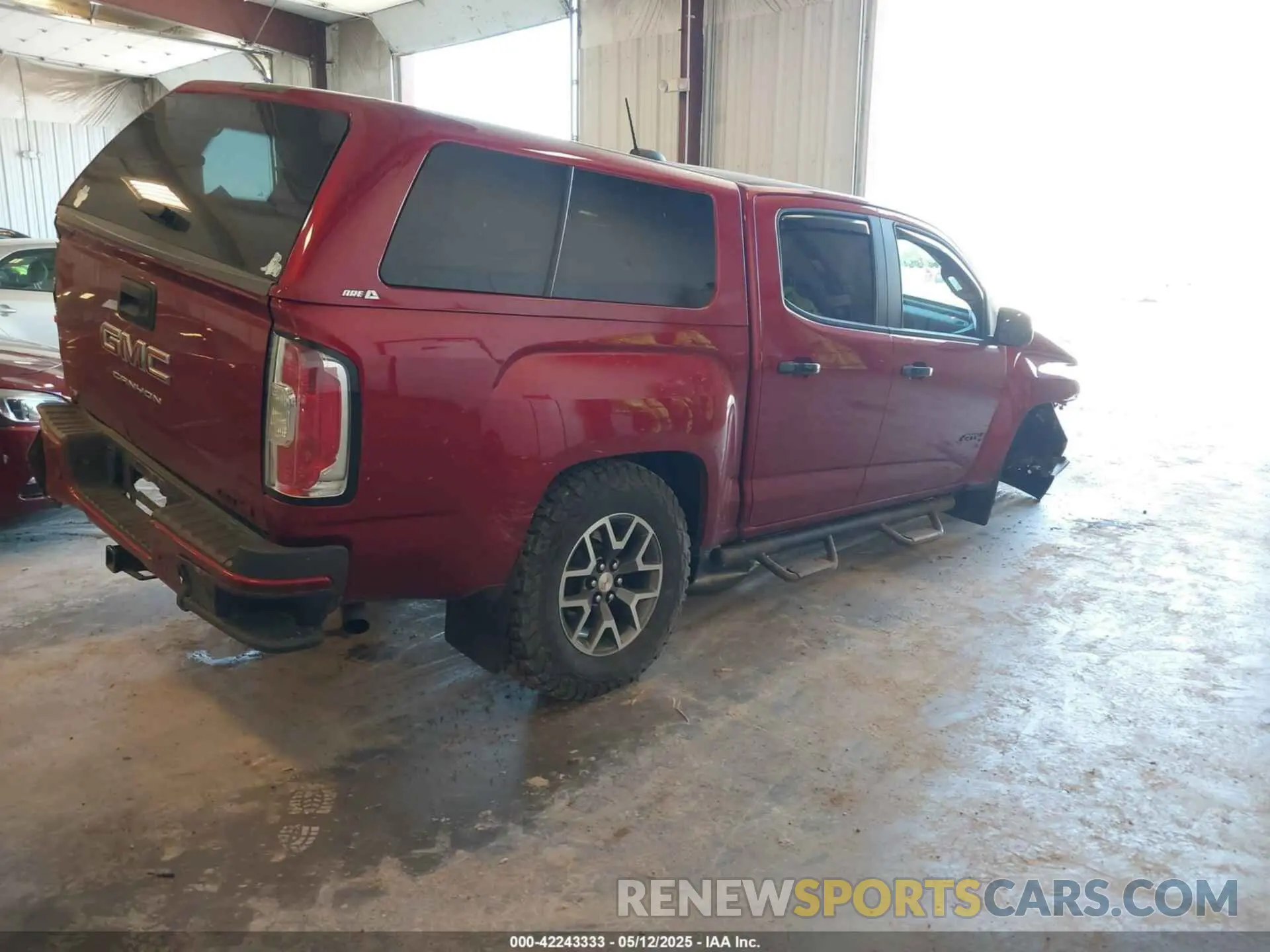 4 fotografías del automóvil dañado 1GTG6FEN7M1160316 GMC CANYON 2021