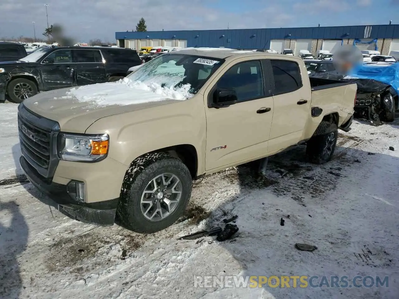 1 fotografías del automóvil dañado 1GTG6FEN8M1157828 GMC CANYON 2021