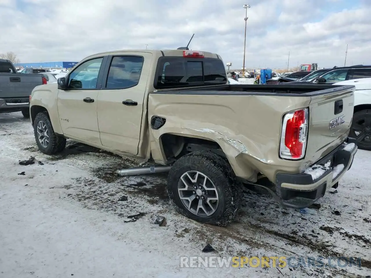2 fotografías del automóvil dañado 1GTG6FEN8M1157828 GMC CANYON 2021