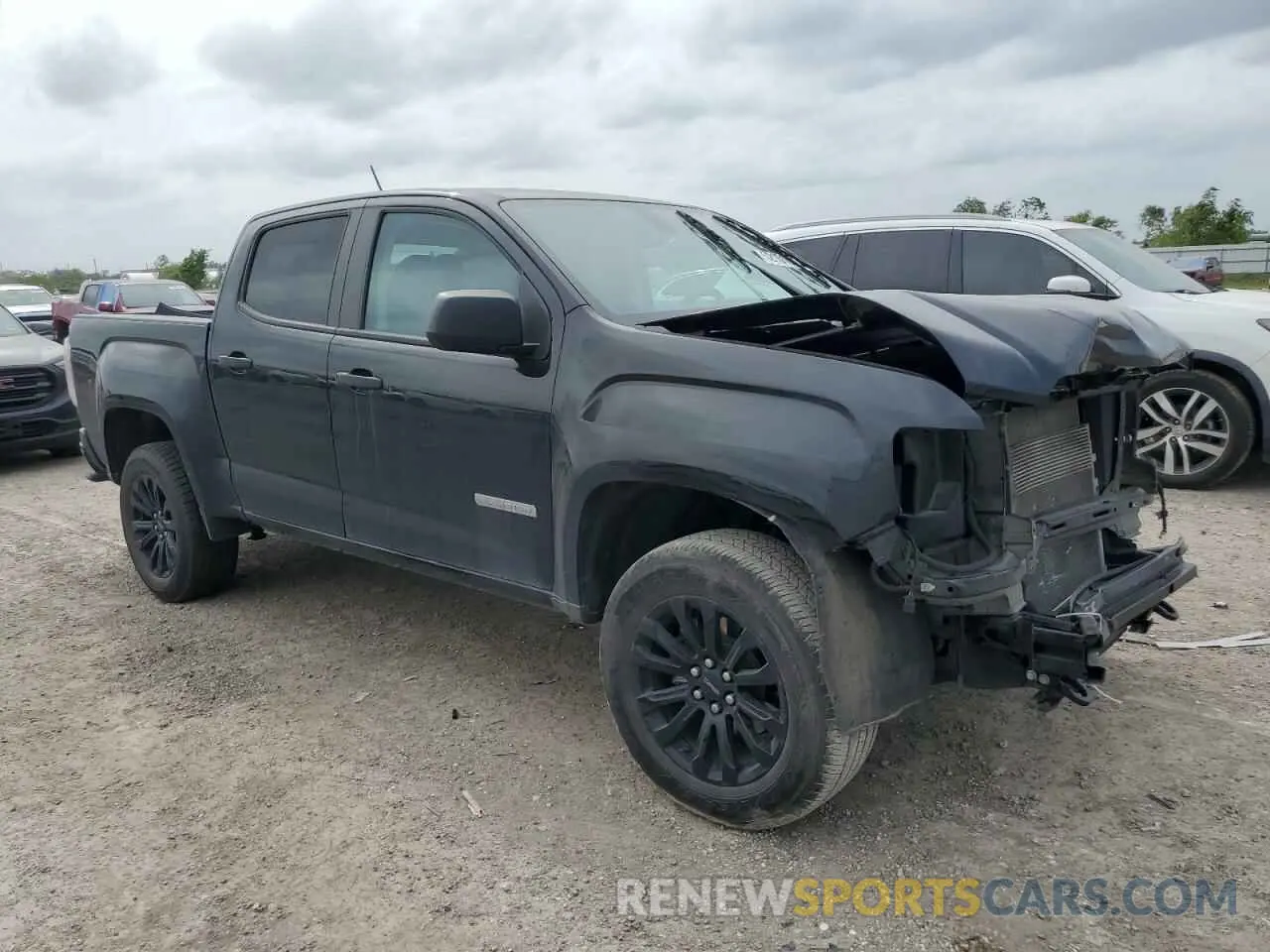 4 fotografías del automóvil dañado 1GTG5BEN4N1284136 GMC CANYON 2022