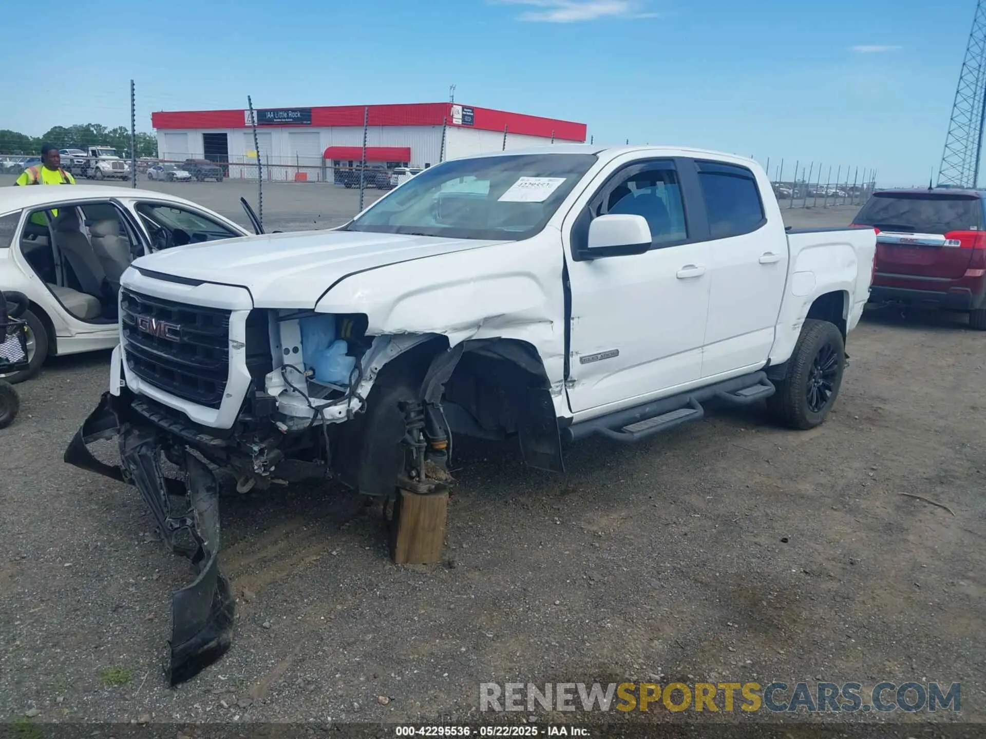 2 fotografías del automóvil dañado 1GTG5CEN0N1201355 GMC CANYON 2022