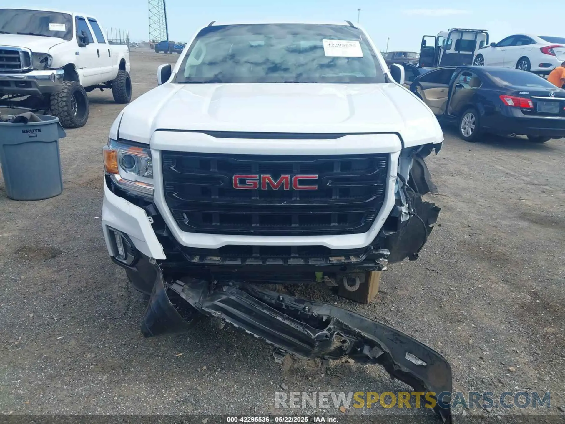 6 fotografías del automóvil dañado 1GTG5CEN0N1201355 GMC CANYON 2022