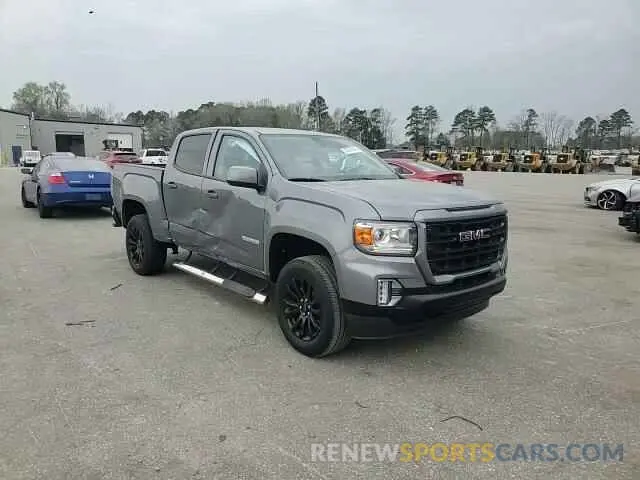 10 fotografías del automóvil dañado 1GTG5CEN0N1312343 GMC CANYON 2022