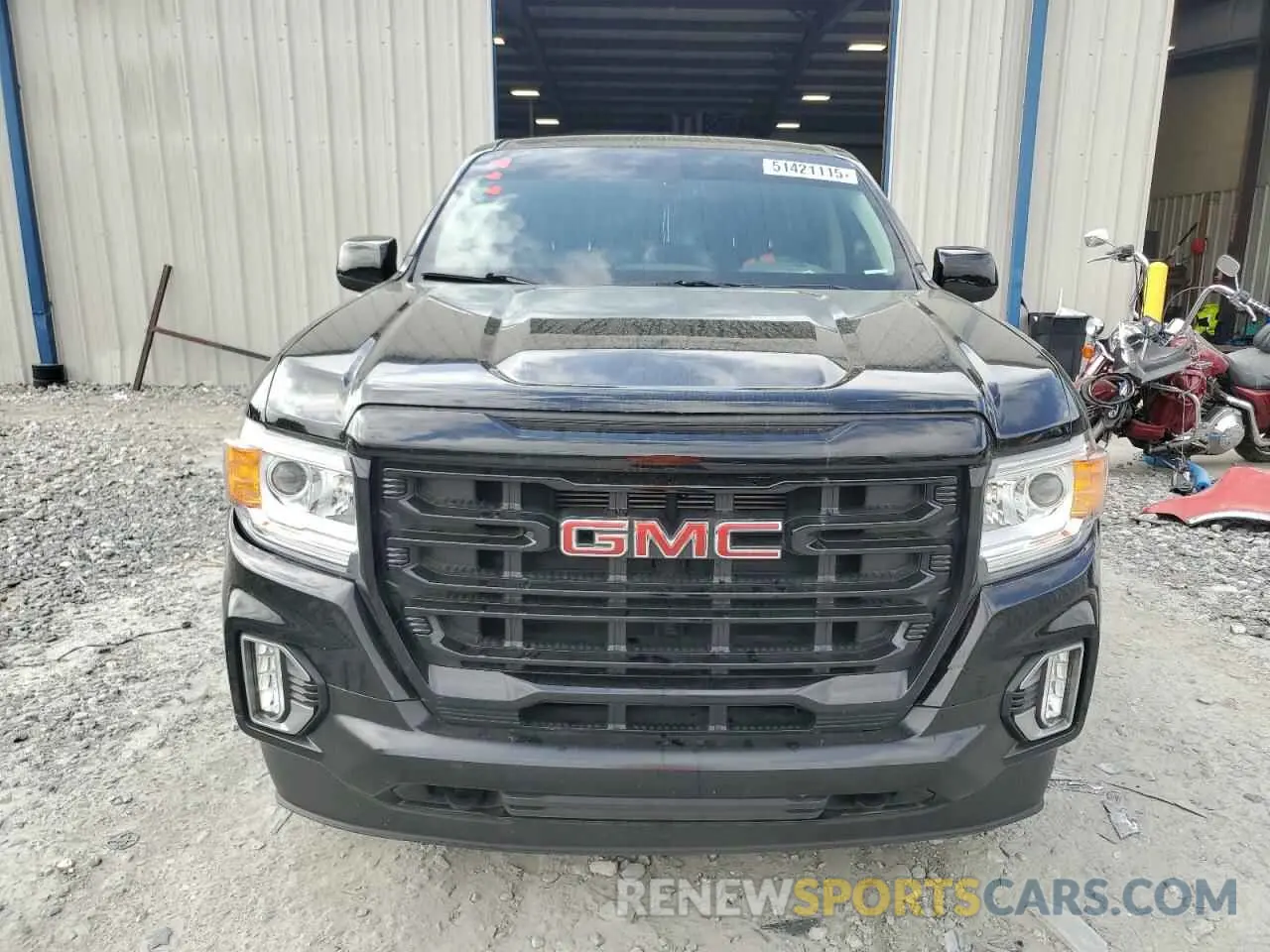 5 fotografías del automóvil dañado 1GTG5CEN1N1257580 GMC CANYON 2022