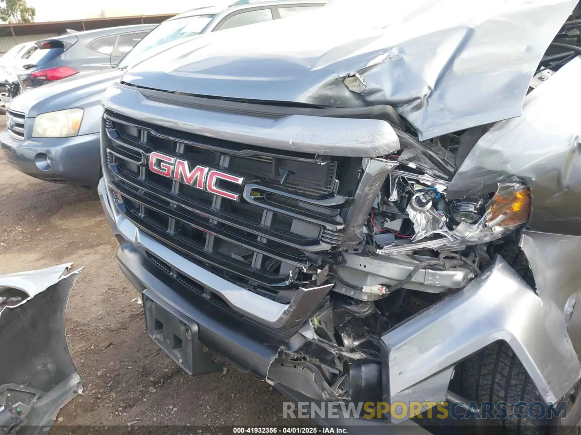 6 fotografías del automóvil dañado 1GTG5CEN8N1199841 GMC CANYON 2022
