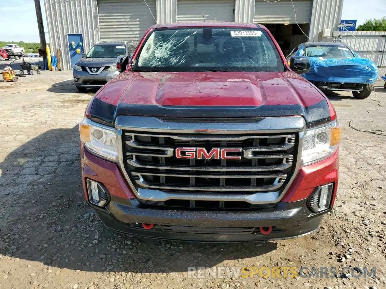 5 fotografías del automóvil dañado 1GTG6FEN5N1113612 GMC CANYON 2022