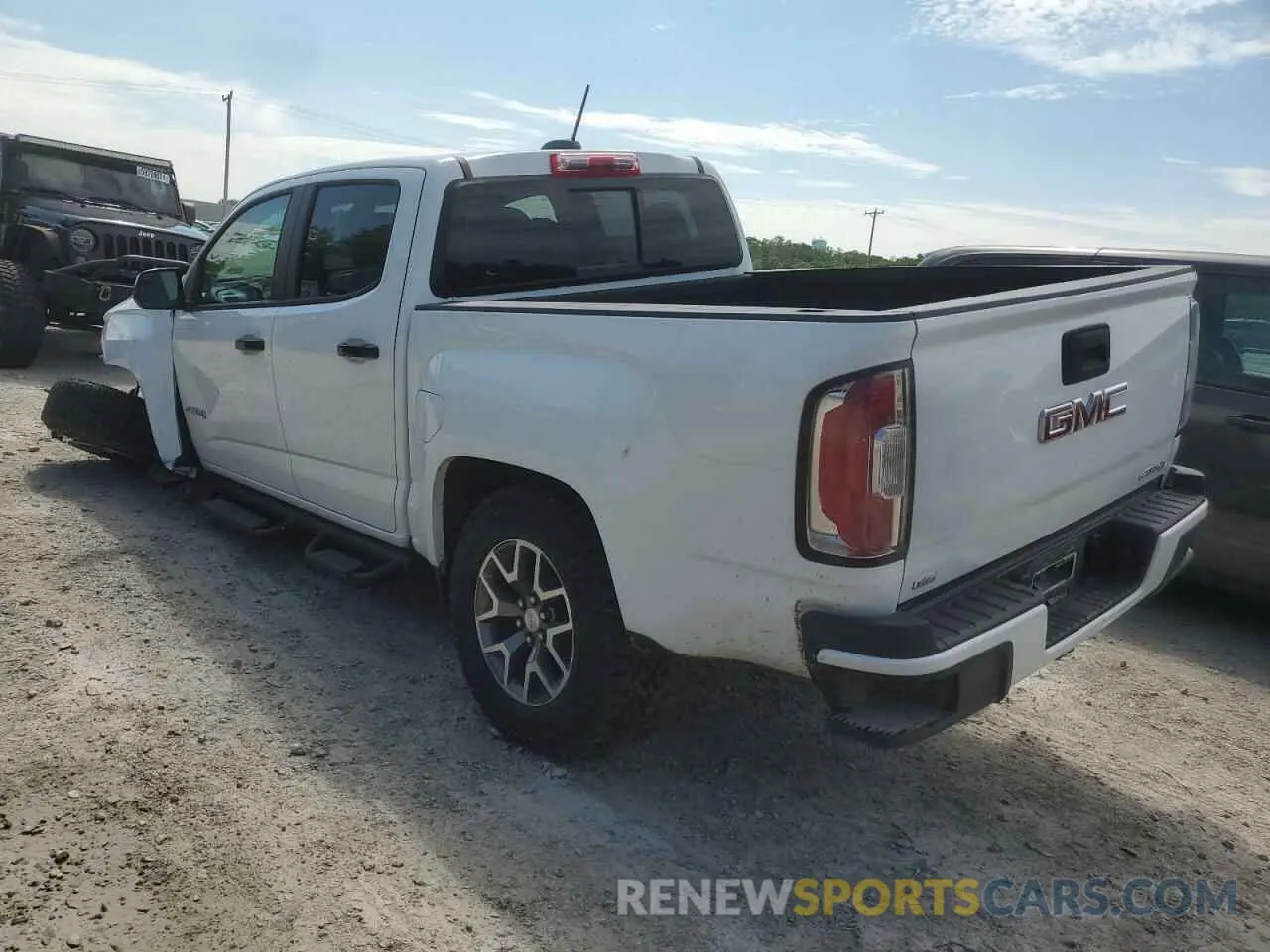 2 fotografías del automóvil dañado 1GTG6FENXN1155791 GMC CANYON 2022