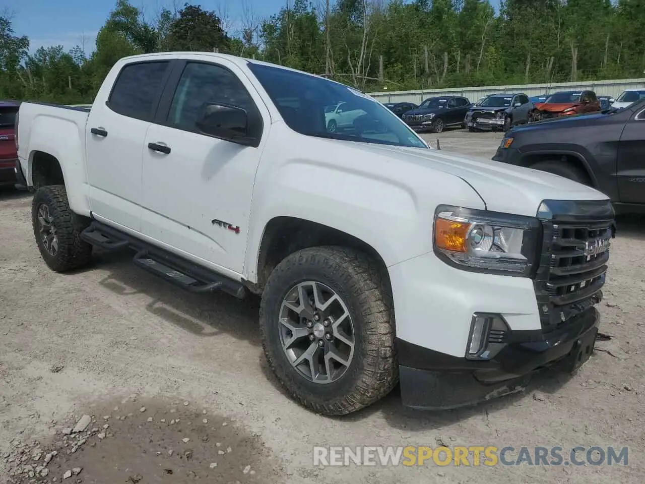 4 fotografías del automóvil dañado 1GTG6FENXN1155791 GMC CANYON 2022