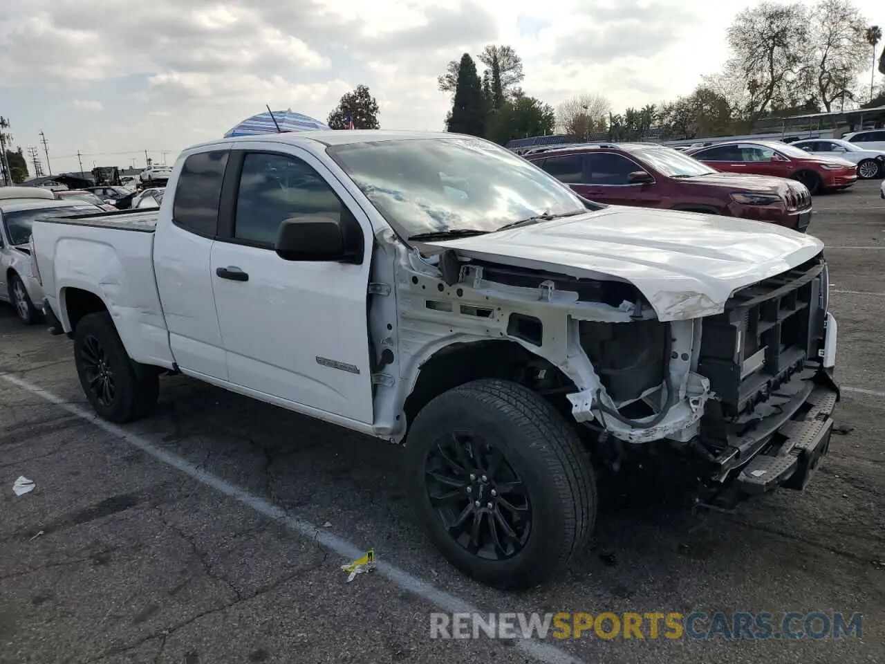 4 fotografías del automóvil dañado 1GTH5BEN8N1277467 GMC CANYON 2022